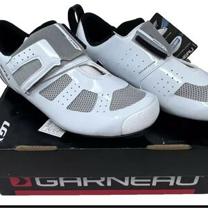 Men's White Cycling Shoes